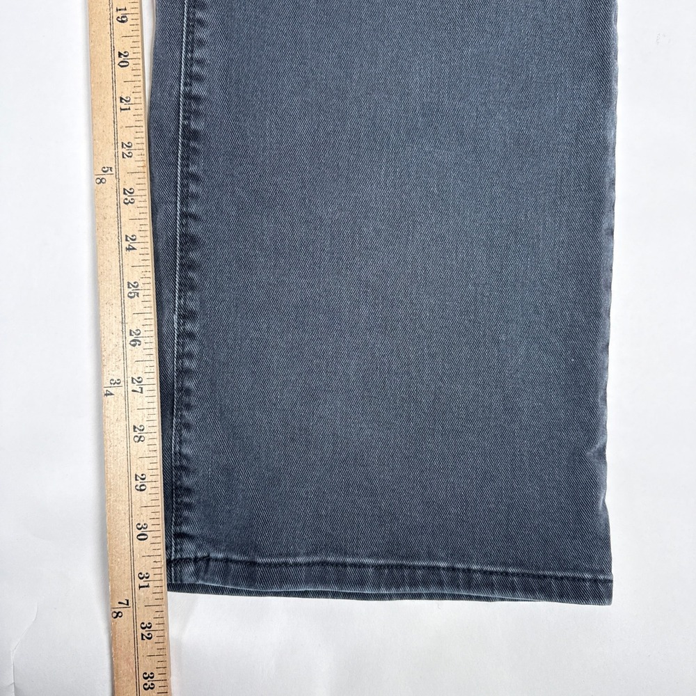 Mott & Bow Jeans Mens 42x32 Black Straight Leg Denim Stretch Casual Minimalist - Picture 7 of 10